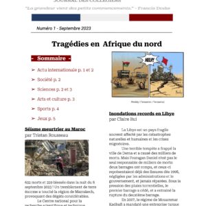 La Gazette du LFSD – Numéro 1 Septembre 2023 La Gazette du LFSD – Numéro 1 Septembre 2023