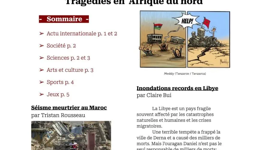 La Gazette du LFSD – Numéro 1 Septembre 2023 La Gazette du LFSD – Numéro 1 Septembre 2023