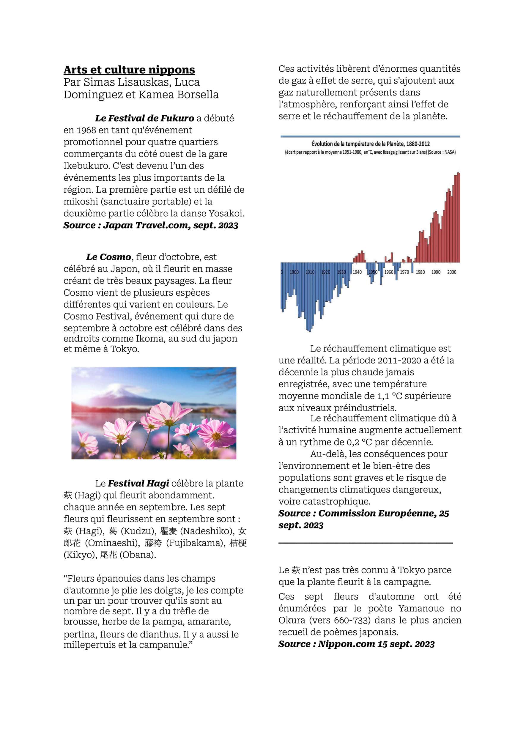 La Gazette du LFSD - Numéro 1 Septembre 2023 - Le Lycée Français de San  Diego - Bilingual French/English Preschool to High School - Lic #376701381