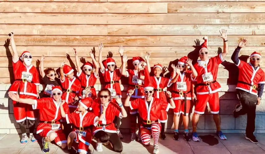 LFSD Track Team at SD Santa Run