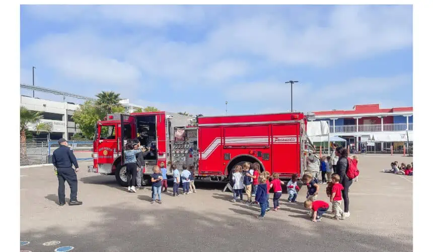 Visit of Firefighters for our Preschoolers