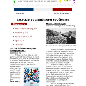 La Gazette du LFSD – N° 4 Janvier Février 2024