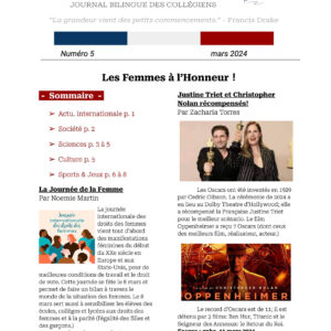 La Gazette del LFSD – Número 5 de marzo de 2024