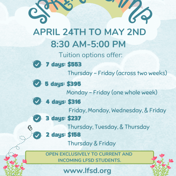Spring 25 Preschool Camp