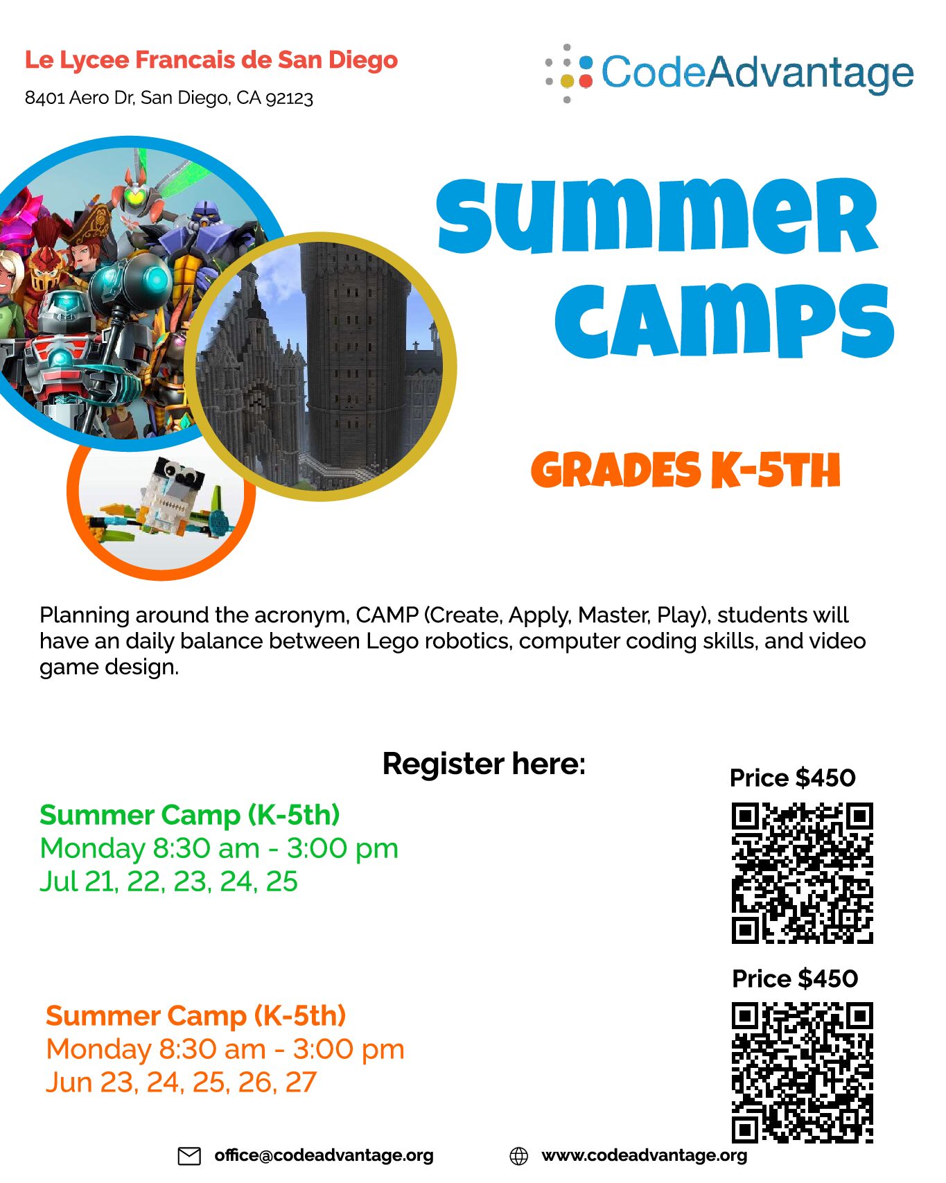 Summer 25 Coding & Robotics Club (VENDOR - K-5)