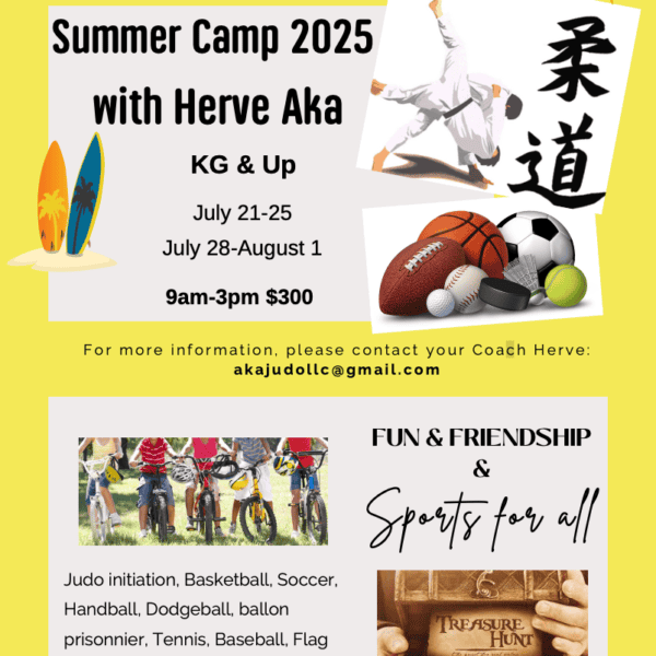 Summer 25  k-8th Camp Judo & Sports