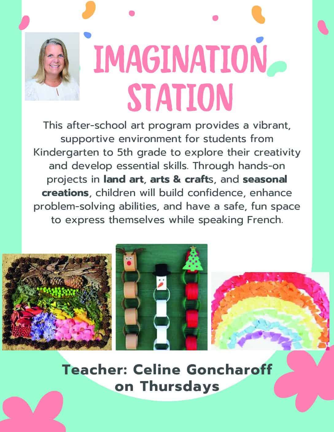 Spring 26 Imagination Station class with Céline G.