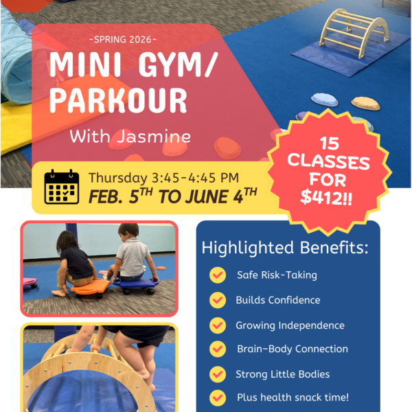 Spring 26 Mini Gym/Parkour with Jasmine (TPS)