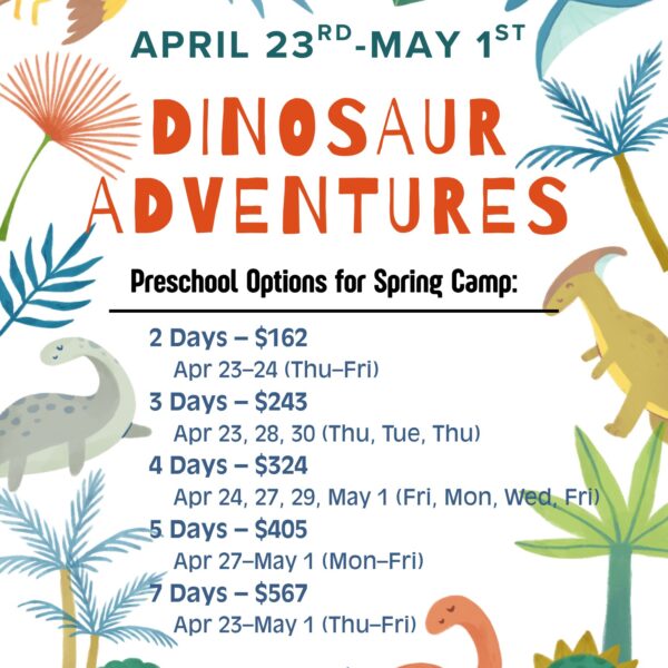 Spring 26 Preschool Camp