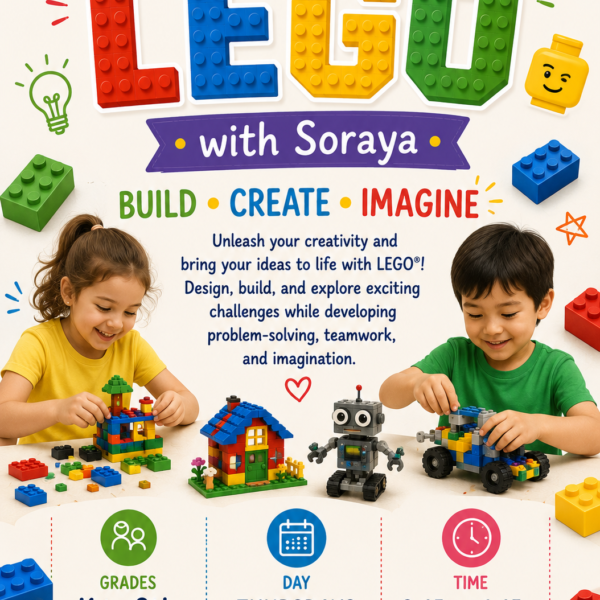 Fall 26 Lego with Soraya (KG and Up)