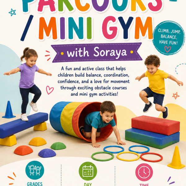Fall 26 Mini Gym/Parkour with Soraya (PS-MS)