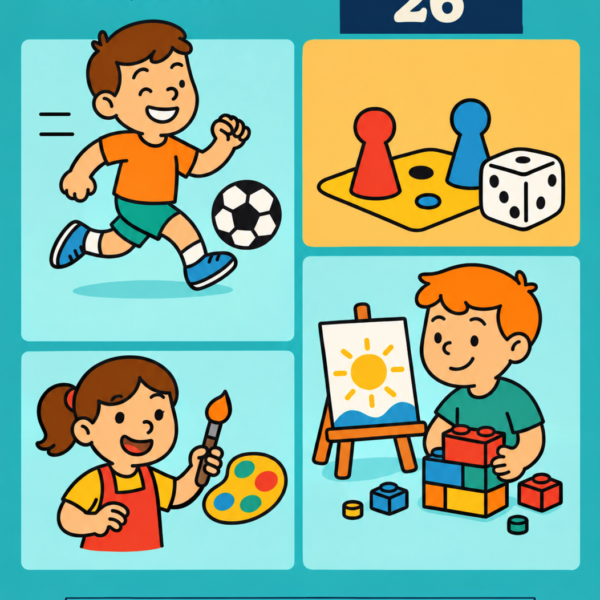 Fall 26 k-8th camp - Fun with Sports, Games, Art and Lego with Julien and Soraya (K-8th)